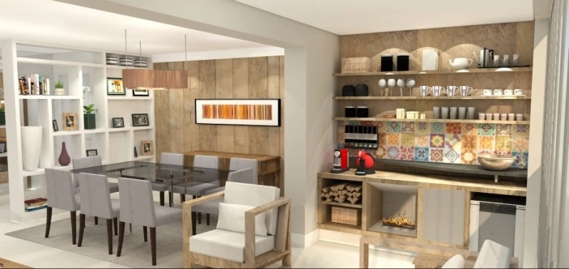 Construção de área gourmet Construção de área gourmet